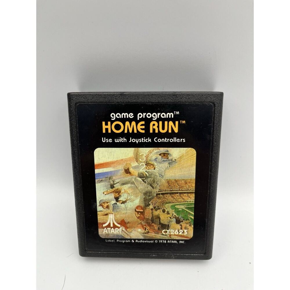 HOME RUN Atari 2600 Game cartridge tested working